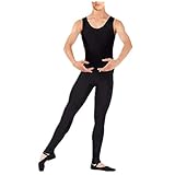 Freebily Maillots Hombre de Danza Ballet Gimnasio Ejercicio Alta Elástica Monos Bodysuit Verano Fitness Leotardo Clásico Gimnasia Baile Patinaje...